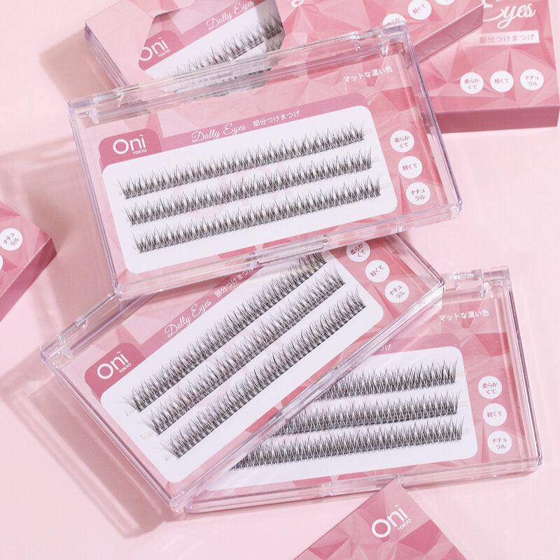 Oni Dolly Eyes Cluster Eyelashes 11mm #Fairy Plume