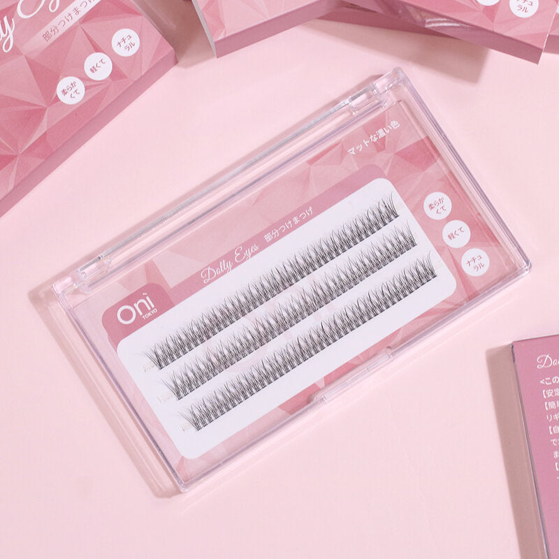 Oni Dolly Eyes Cluster Eyelashes 11mm #Fairy Plume