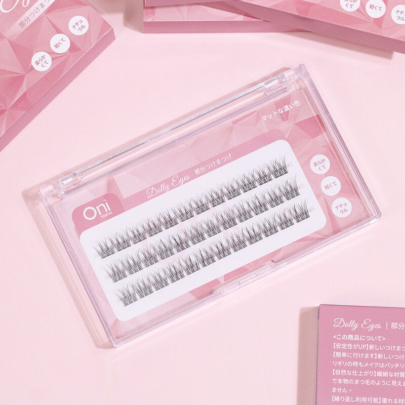 Oni Dolly Eyes Cluster Eyelashes 11mm #Mermaid Tail