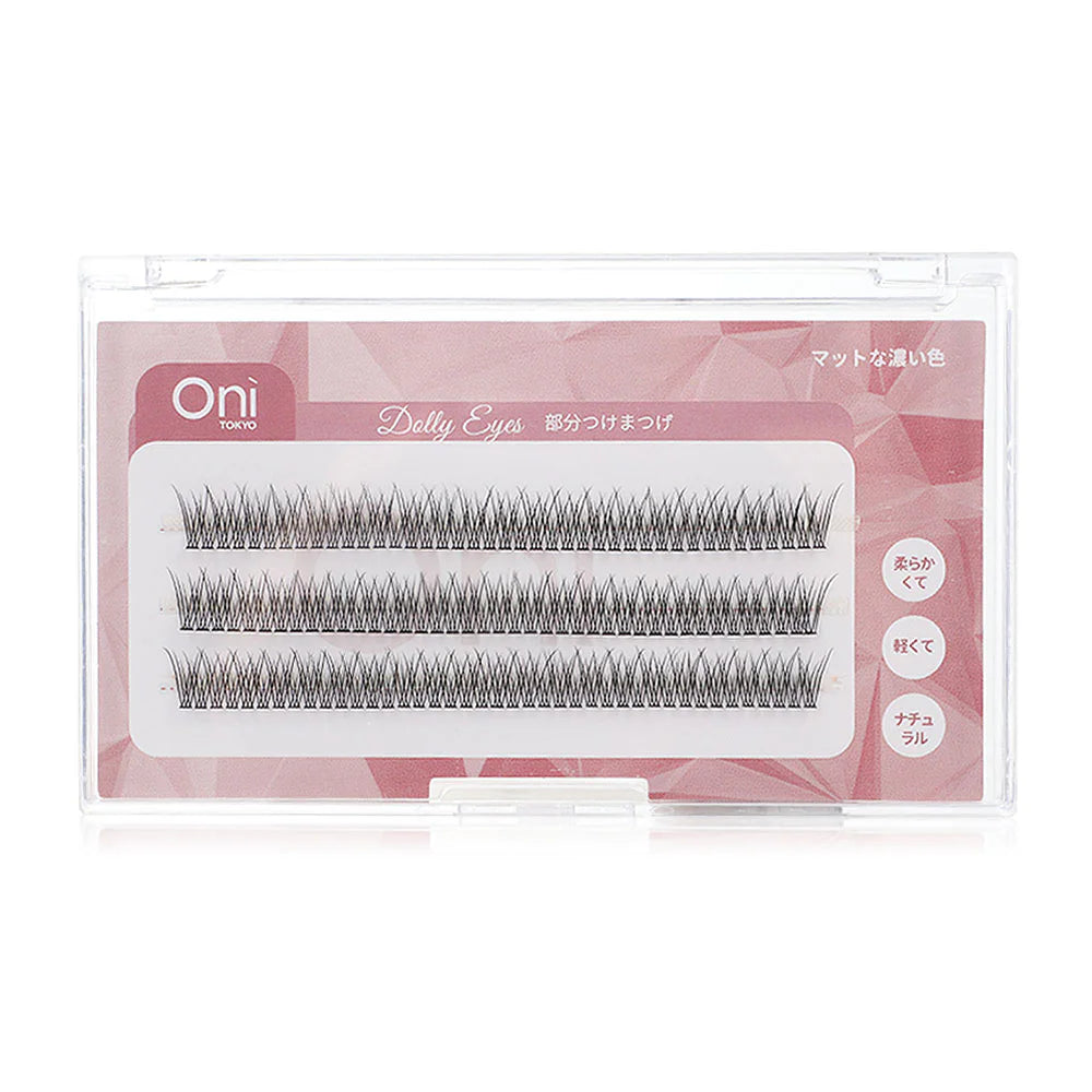 Oni Dolly Eyes Cluster Eyelashes 12mm #Fairy Plume