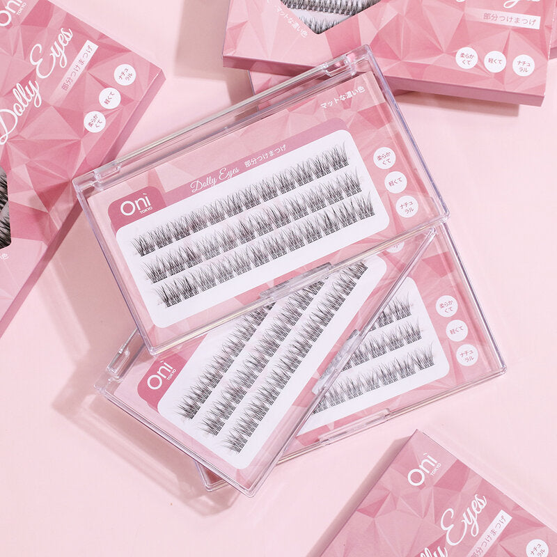 Oni Dolly Eyes Cluster Eyelashes 12mm #Mermaid Tail