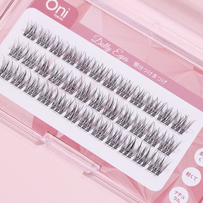 Oni Dolly Eyes Cluster Eyelashes 12mm #Mermaid Tail