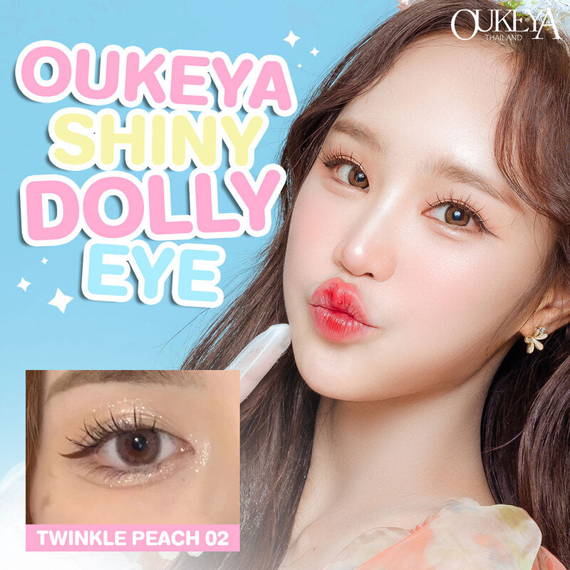 OUKEYA Shiny Dolly Eye [0.25g + 0.8g] #02 OUKEYA Double-headed Dolly Eye Pen