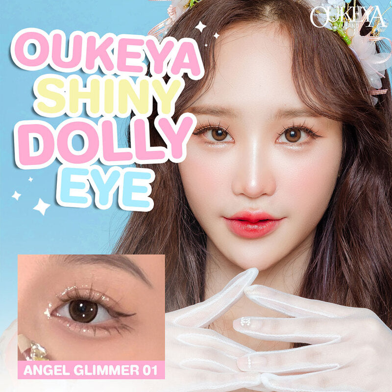 OUKEYA Shiny Dolly Eye Pen [0.25g + 0.8g] #01