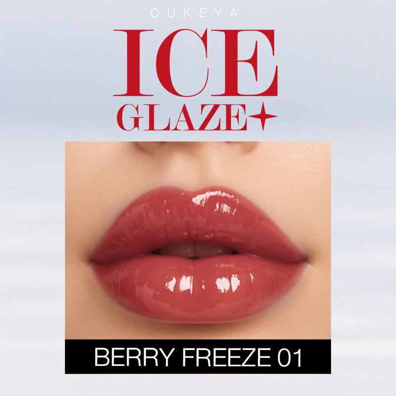 OUKEYA Ice Glaze Lip Gloss 3g #01 Ice Glaze