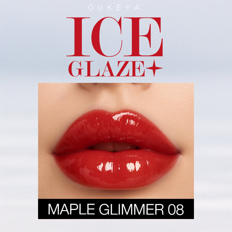 OUKEYA Ice Glaze Lip Gloss 3g #08