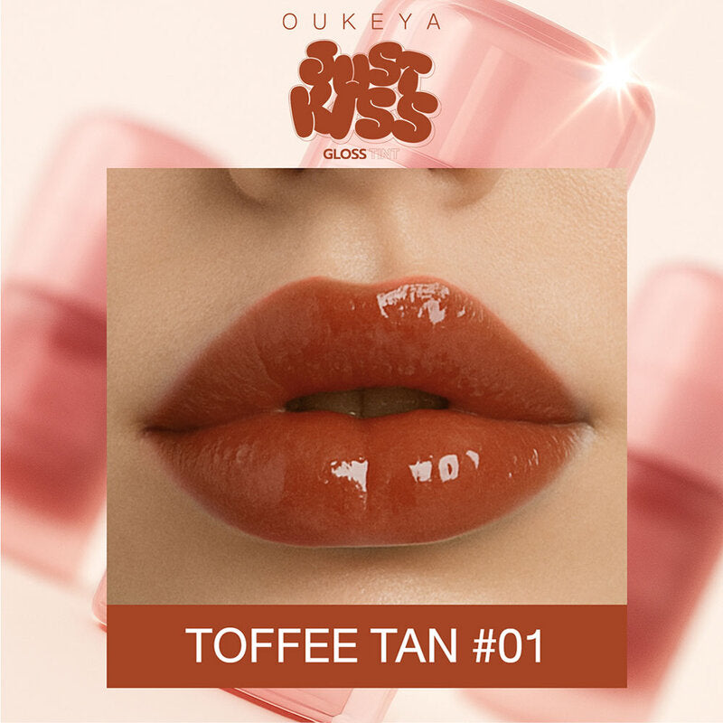 OUKEYA Just Kiss Lip Gloss Tint 2.5g #1