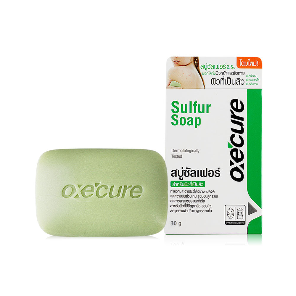 Oxe Cure Sulfur Soap - 2.5% Sulfur for Acne and Oily Skin - Beauty Buddy