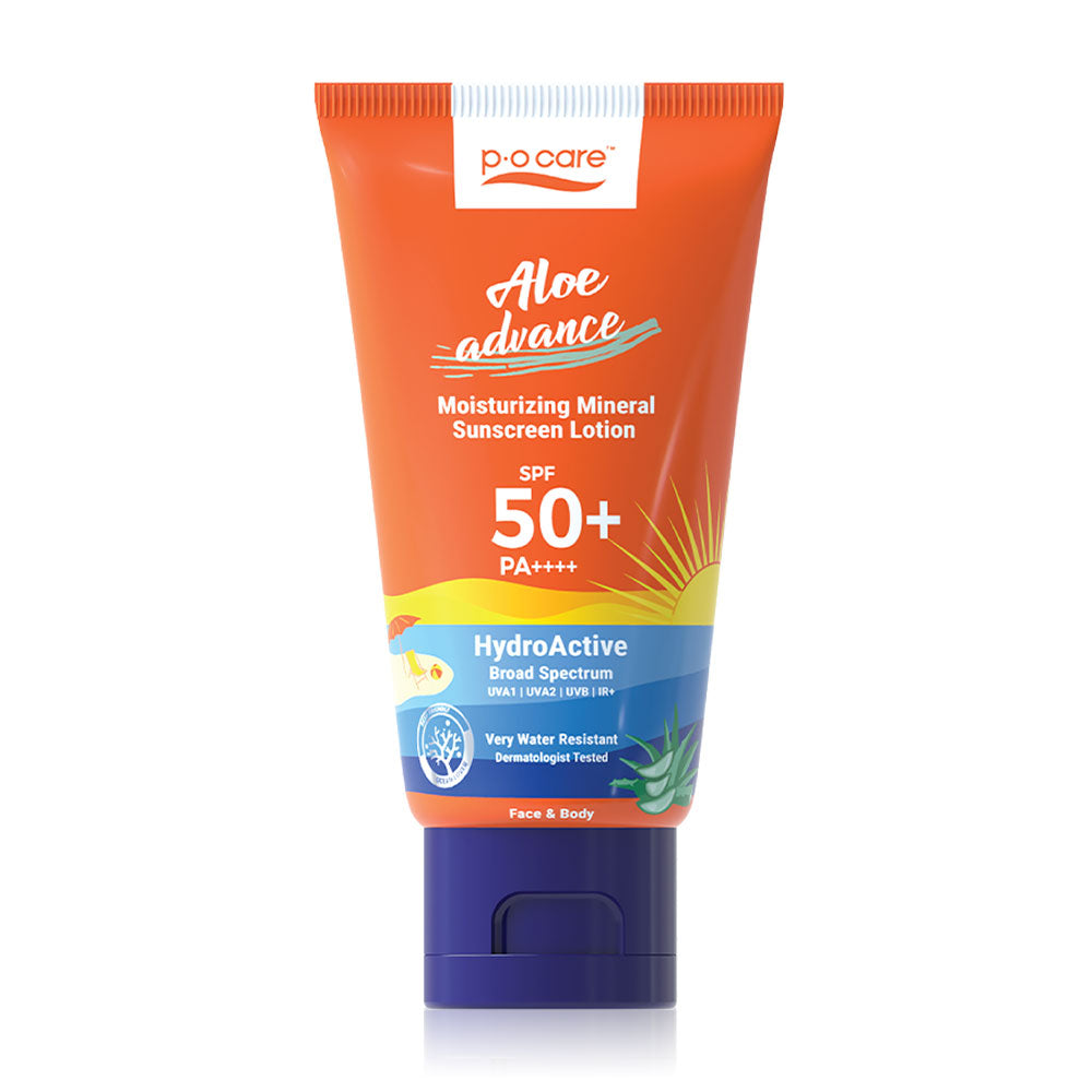 POCARE Aloe Advance Mineral Sunscreen SPF50 PA+++ 45ml