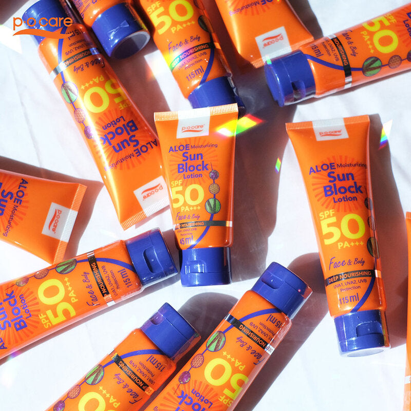 POCARE Aloe Moisturizing Sun Block Lotion SPF50 PA+++ 115ml