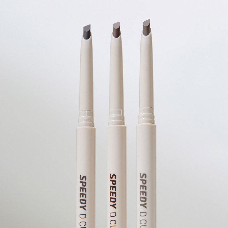 Peripera Eyebrow Pencil - Speedy D Cut #01 Gray Brown - Beauty Buddy