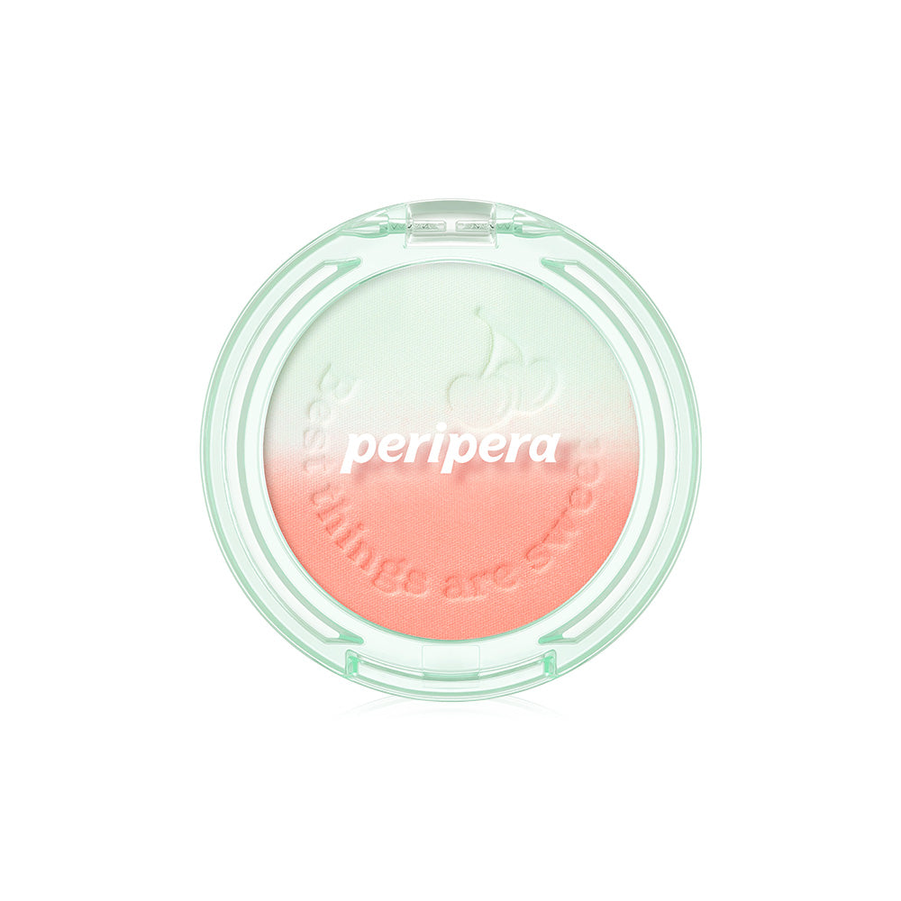 Peripera Blush - Custom Cheek #04 Juicy Coral - Beauty Buddy