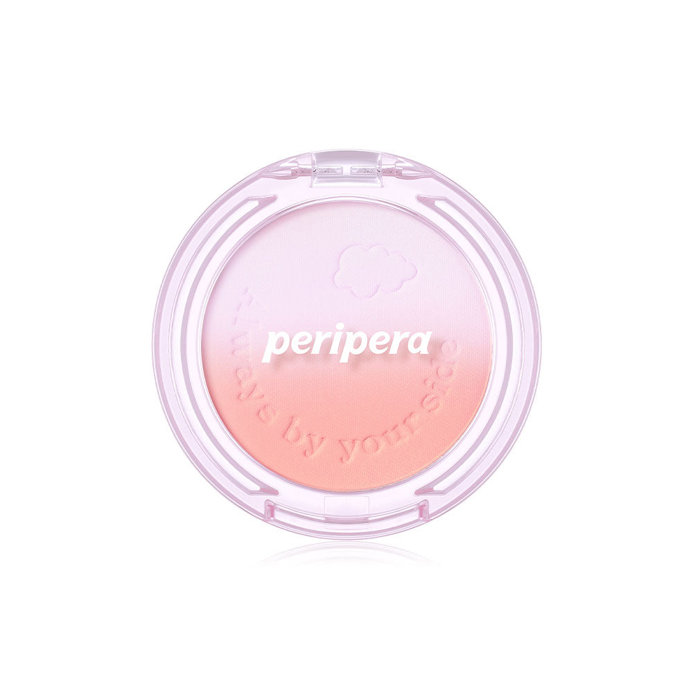 Peripera Blush - Fluffy Peach 2-Color Compact - Beauty Buddy