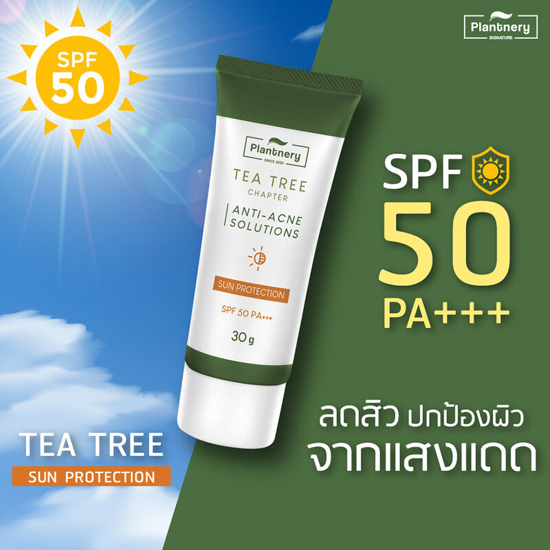 Plantery Tea Tree Sunscreen Acne Oil Control SPF50/PA+++ 30g