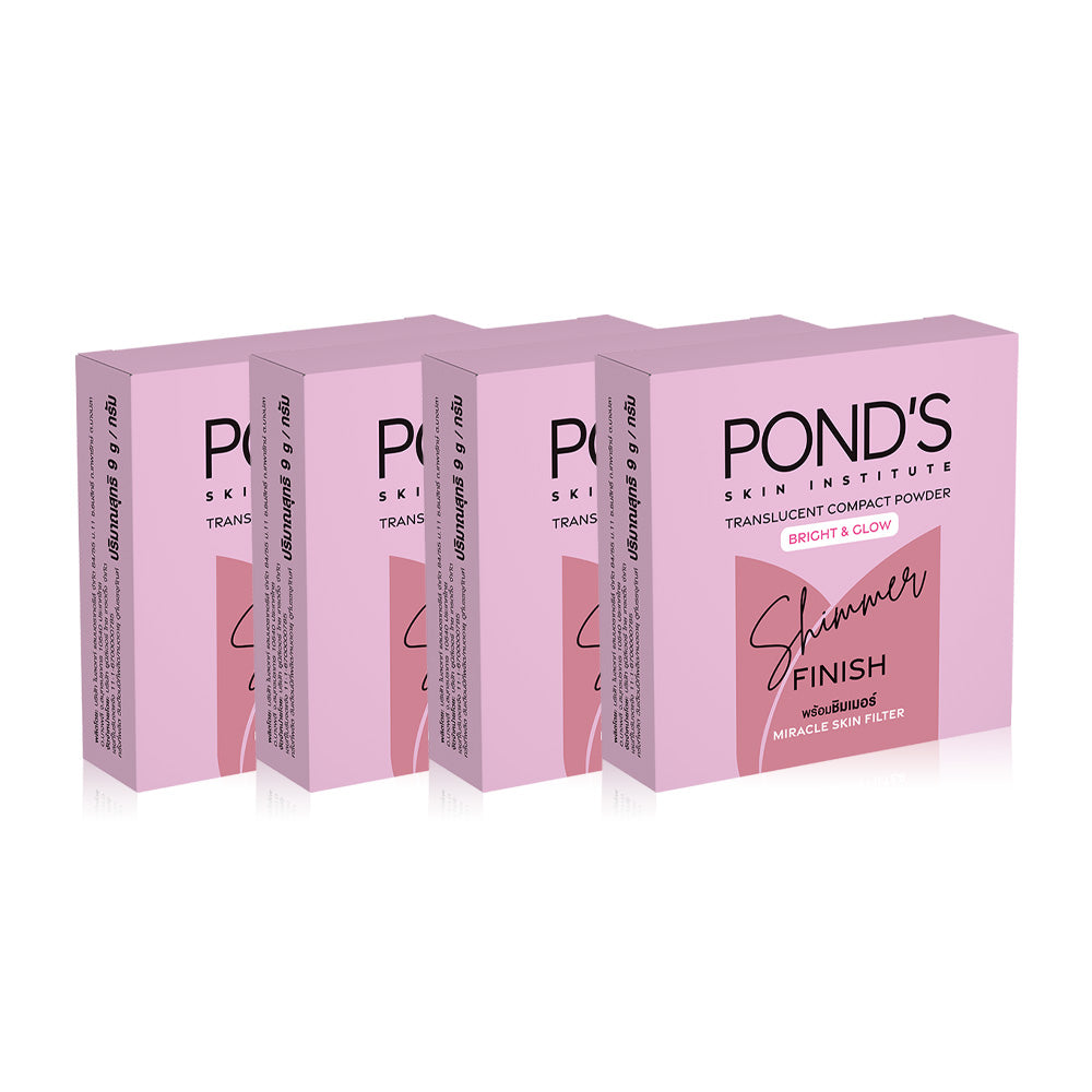 Ponds Compact Powder #Bright & Glow 9g x 4pcs