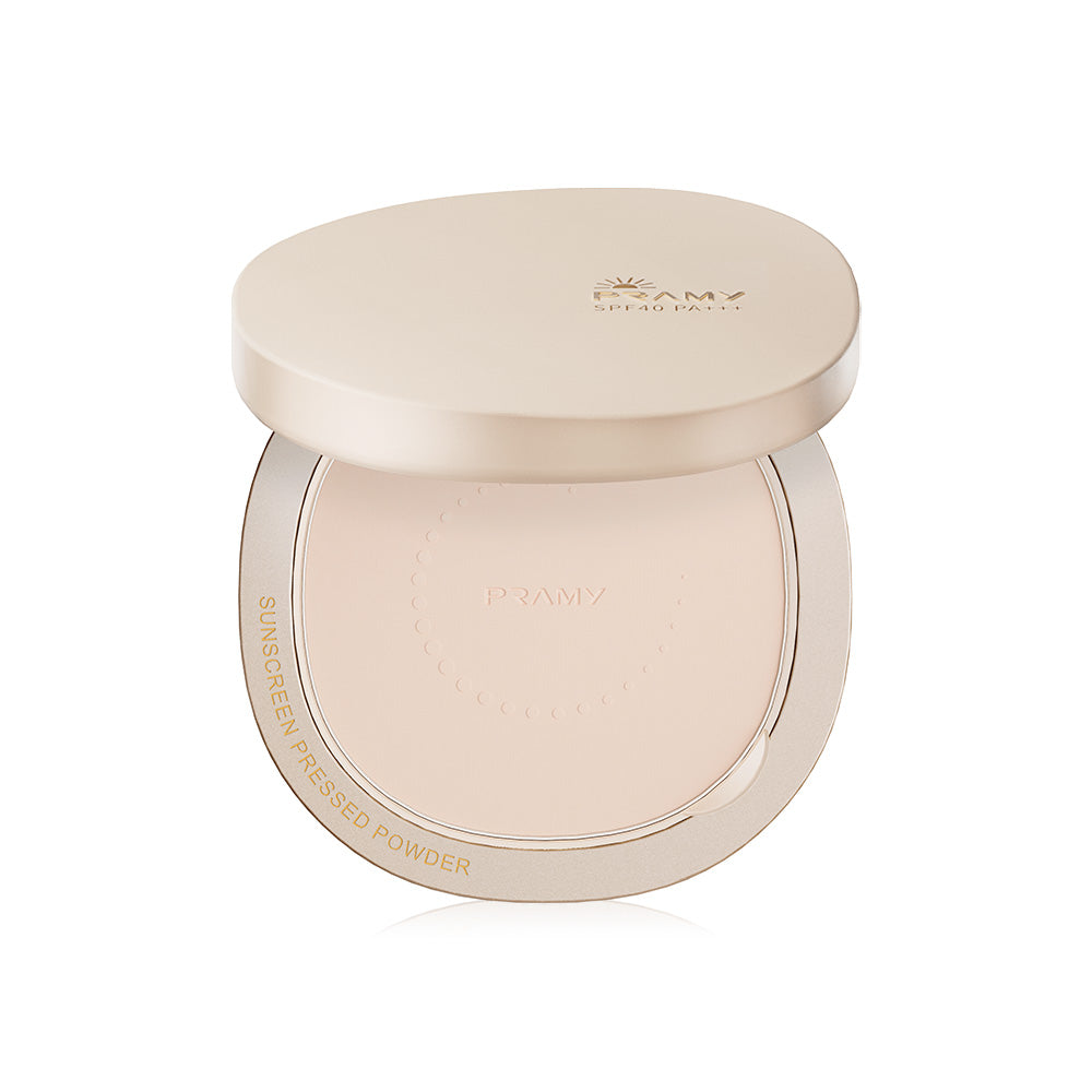 Pramy Sunscreen Pressed Powder SPF40 PA+++ 7g #01 Ivory