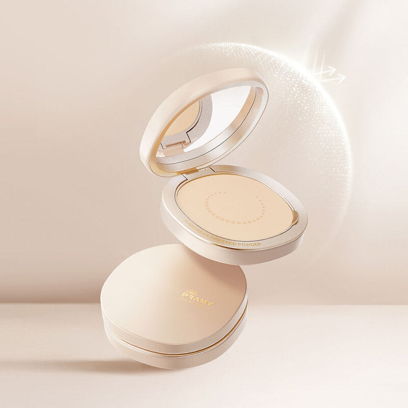 Pramy Sunscreen Pressed Powder SPF40 PA+++ 7g #01 Ivory