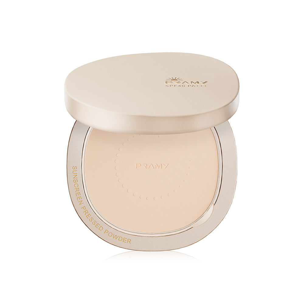 Pramy Sunscreen Pressed Powder SPF40 PA+++ 7g #02 Light Beige