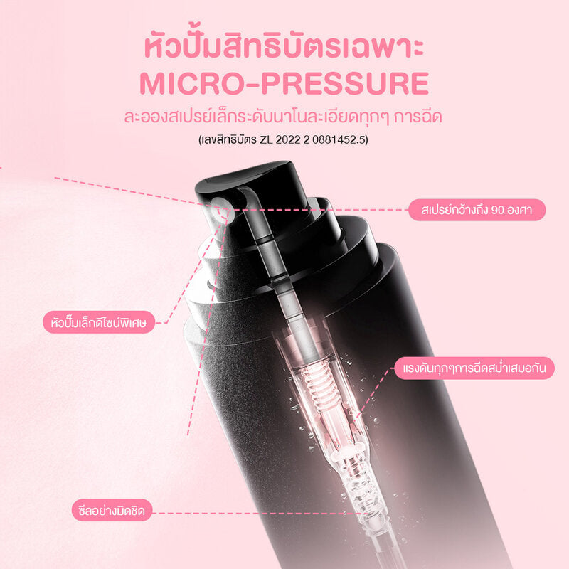 Pramy Zanmang Loopy Moisturizing Makeup Setting Spray Dewy Finish 30ml x 2pcs