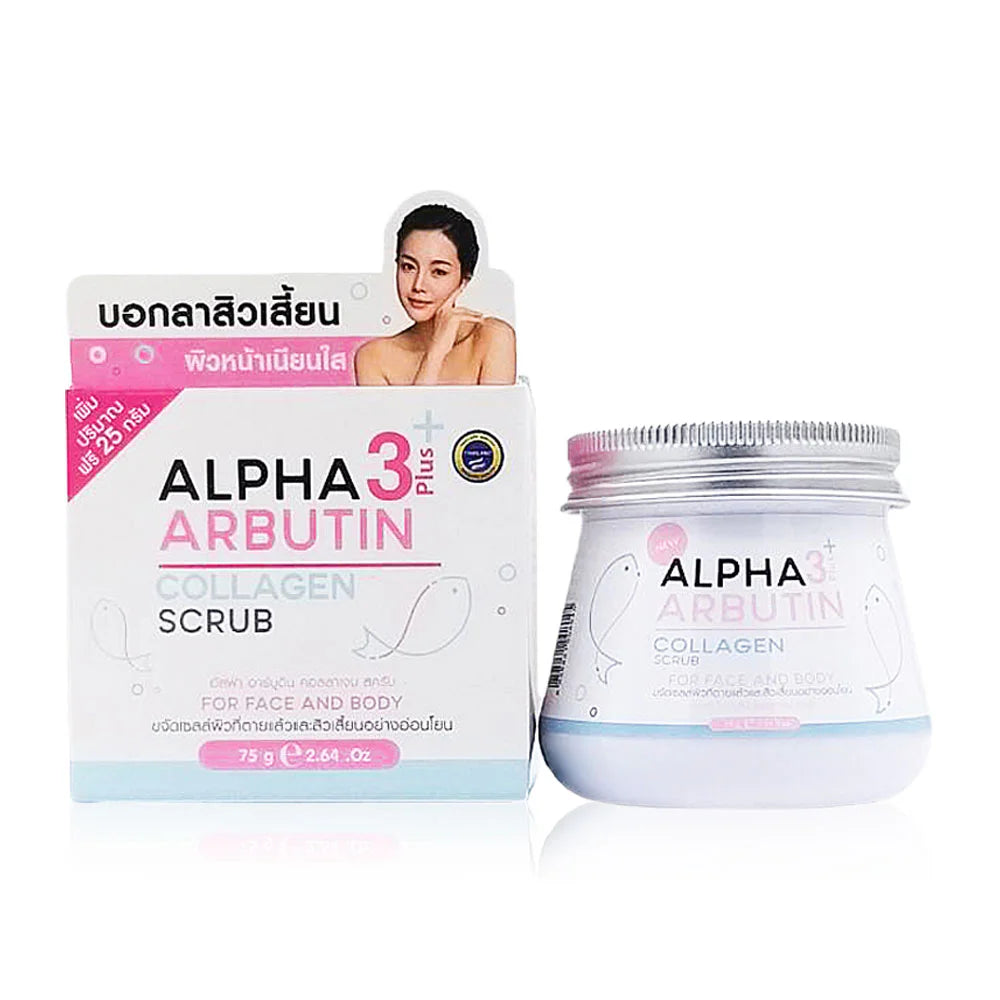 Precious Skin Thailand Scrub - Alpha Arbutin & Collagen Formula - Beauty Buddy