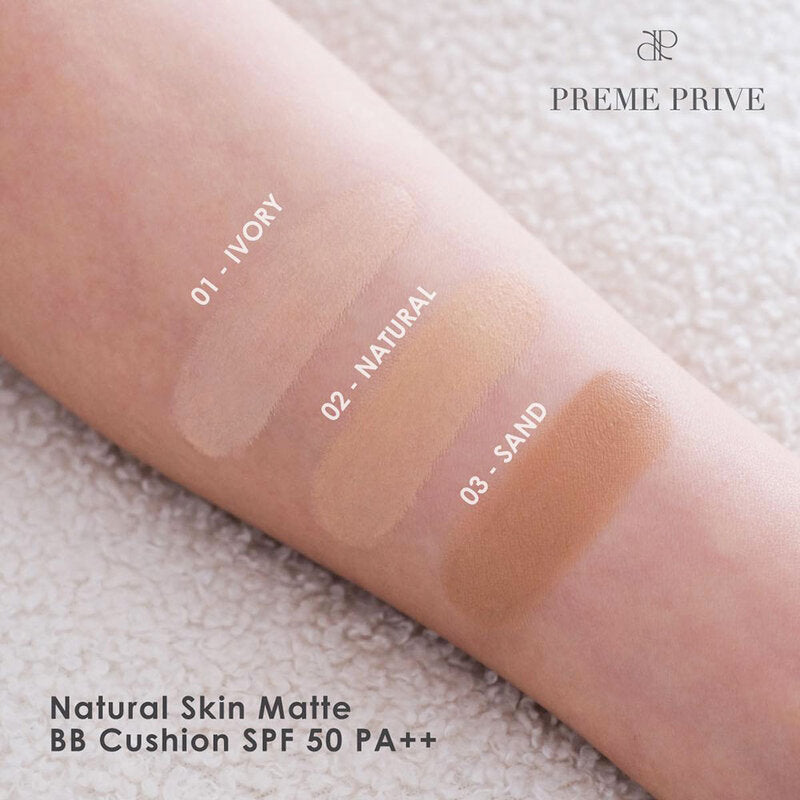 PREME PRIVE Natural Skin Matte BB Cushion 13g #01 Ivory
