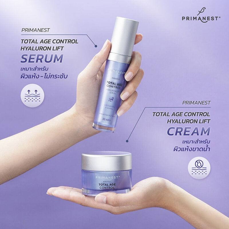 PRIMANEST Birdnest Total Age Control Hyaluron Lift Serum 30ml
