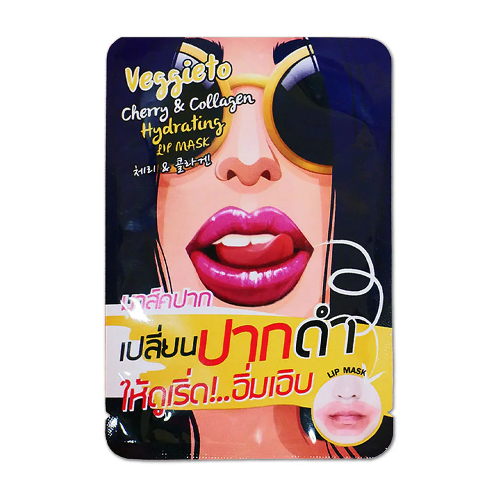 Queen Helene The Original Veggieto Cherry & Collagen Hydrating Lip Mask 6g