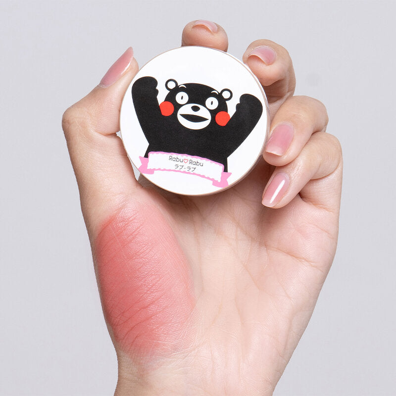 RABU RABU Kumamon Natural Look Cream Blush 3g #01 Yasmin Red