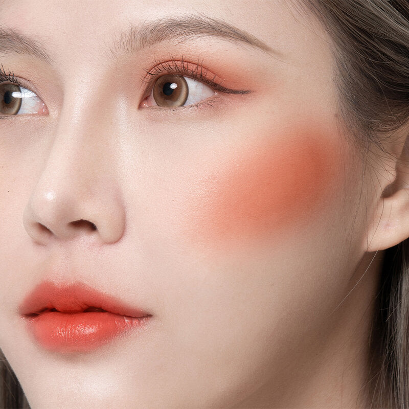 RABU RABU Kumamon Natural Look Cream Blush 3g #05 Hanna Coral