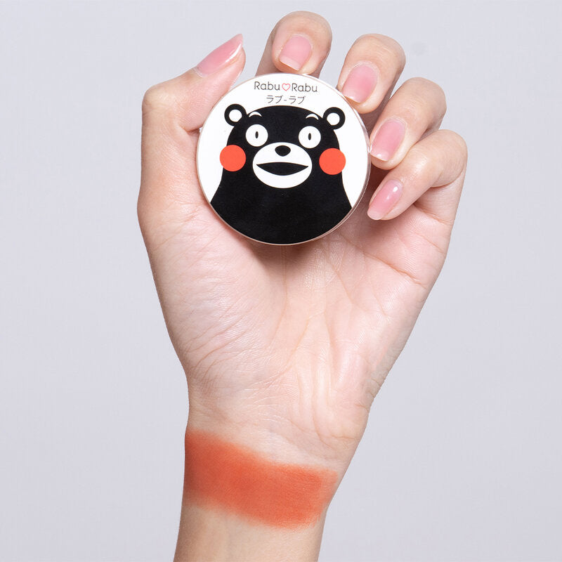 RABU RABU Kumamon Natural Look Cream Blush 3g #05 Hanna Coral