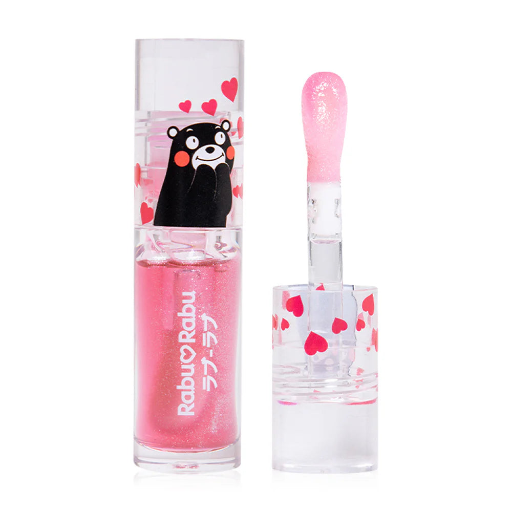 WEDNESDAY WEDNESDAY Kumamon Lip Oil 4g - #03 Pink Rose