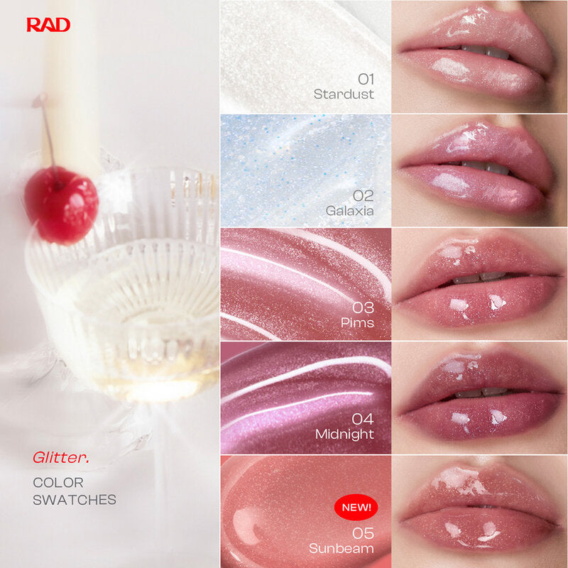 Rad Boldify Lip Glass 4g #02 Galaxia Glitter