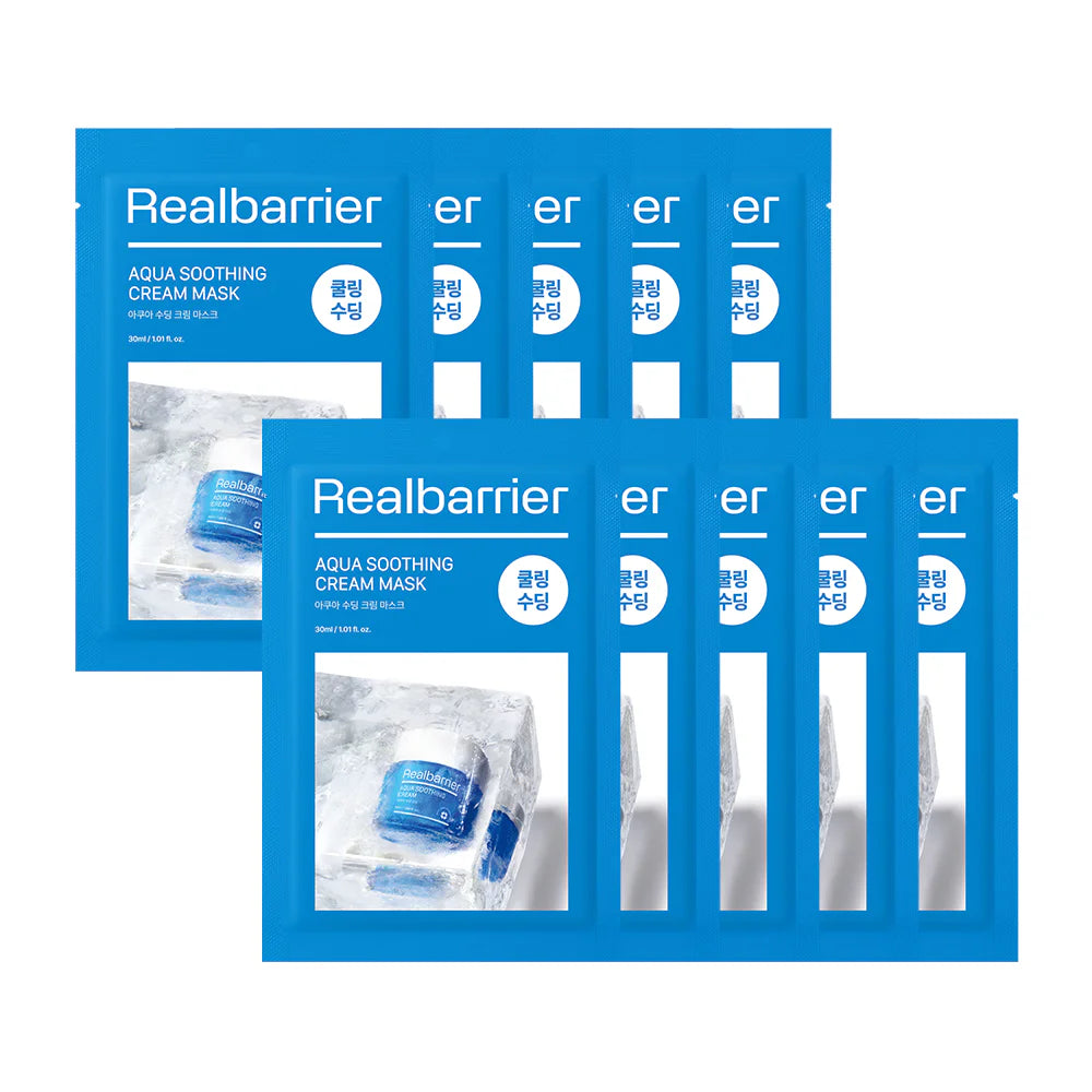 Real Barrier Aqua Soothing Cream Mask 30ml x 10pcs