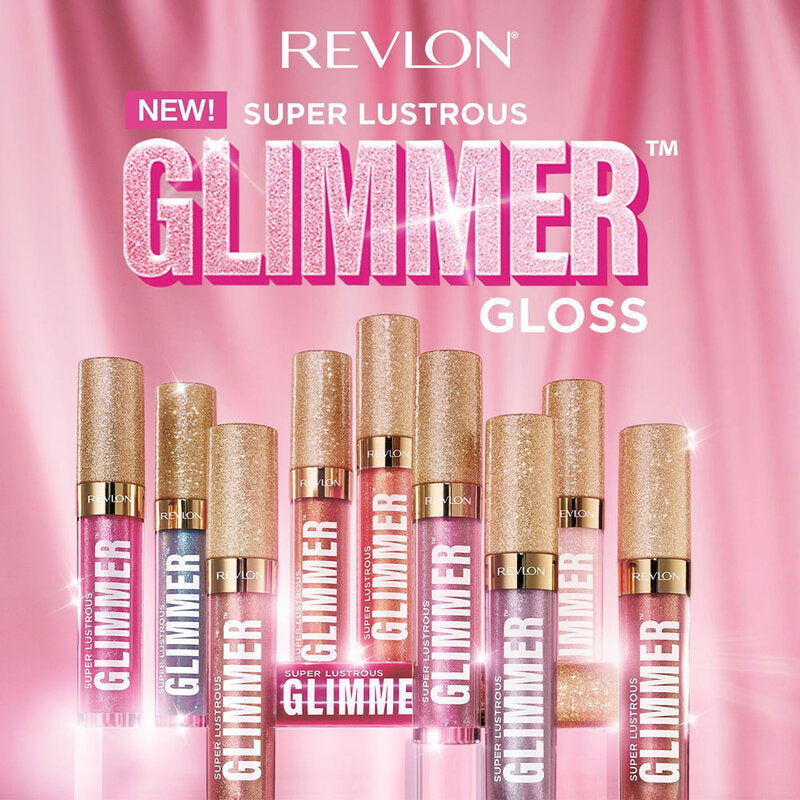 REVLON Super Lustrous Glimmer Gloss 3.8g #004 Happy Hour