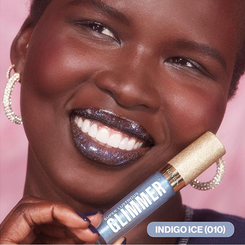 REVLON Super Lustrous Glimmer Gloss 3.8g #010 Indigo Ice