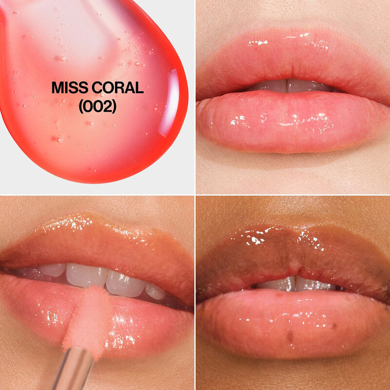 REVLON Super Lustrous Glimmer Lip Oil 3.8g #002 Miss Coral