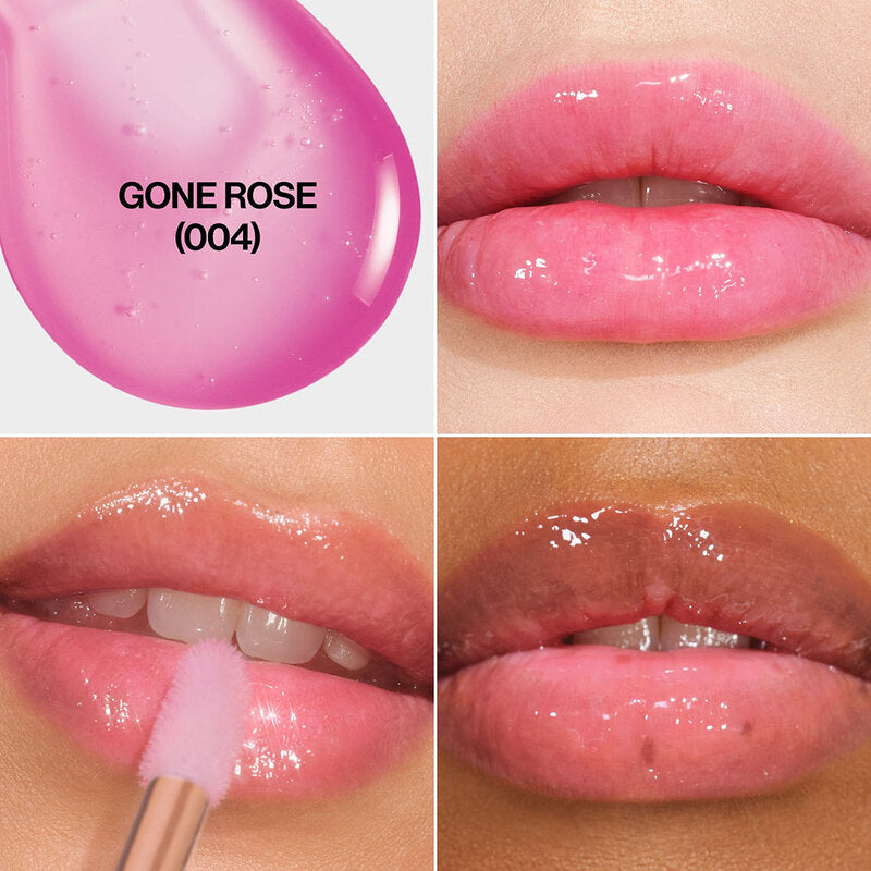 REVLON Super Lustrous Glimmer Lip Oil 3.8g #004 Gone Rose