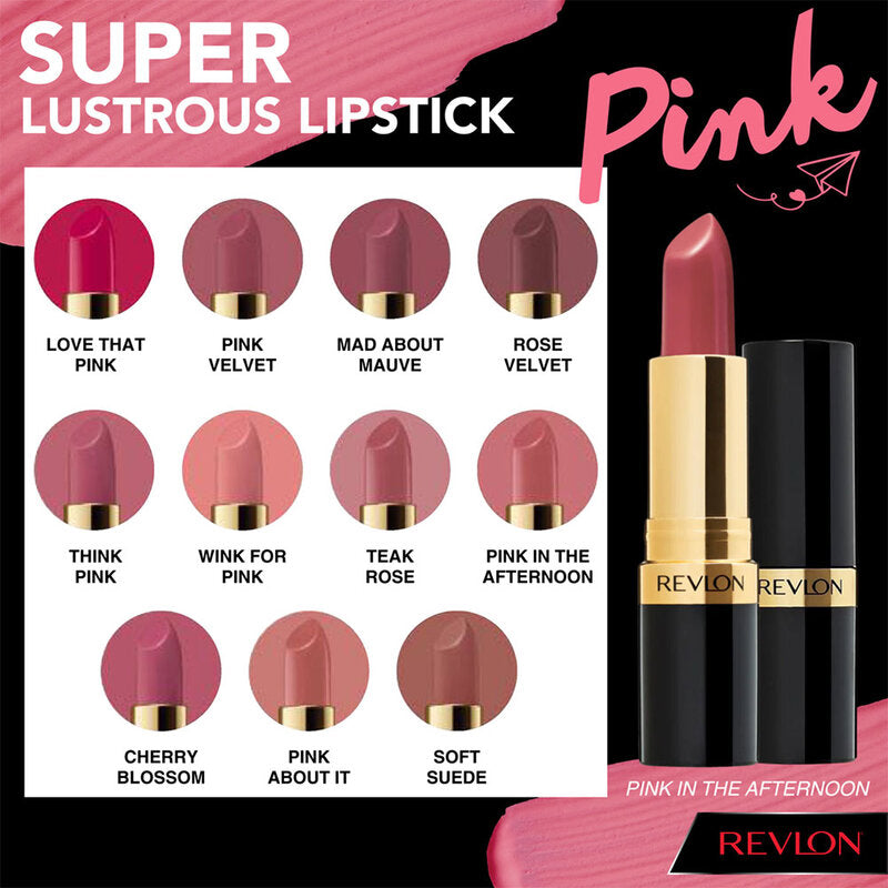 REVLON Super Lustrous Lipstick Creme 4.5g #Mad About Mauve