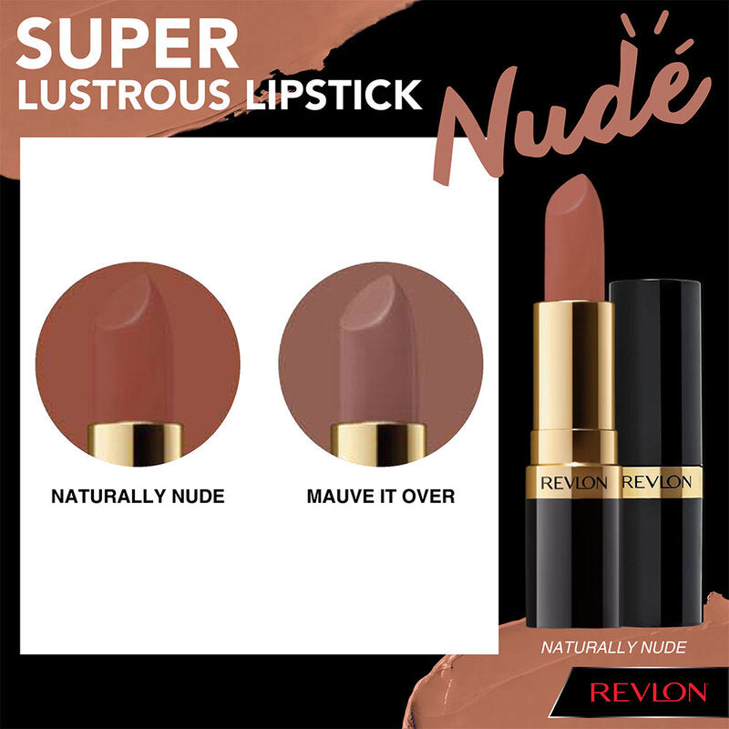 REVLON Super Lustrous Lipstick Creme 4.5g #Sandalwood Beige
