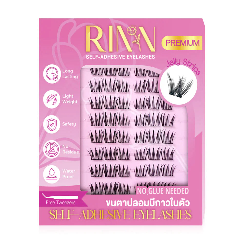 RINN Self-Adhesive Eyelashes 48pcs #01