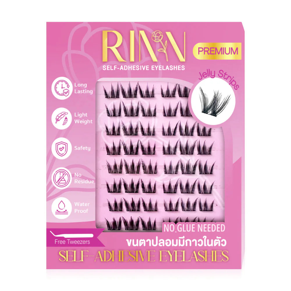 RINN Self-Adhesive Eyelashes 48pcs #12