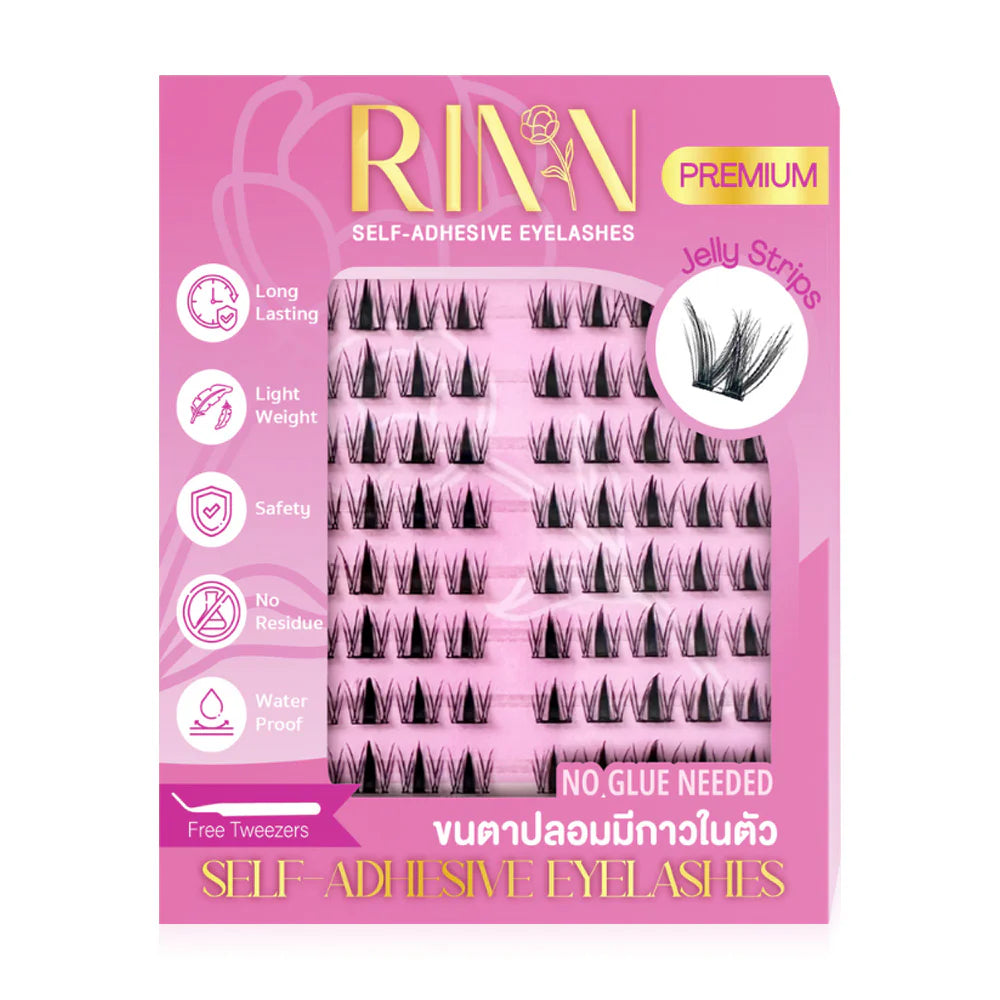 RINN Self-Adhesive Eyelashes 80pcs #06