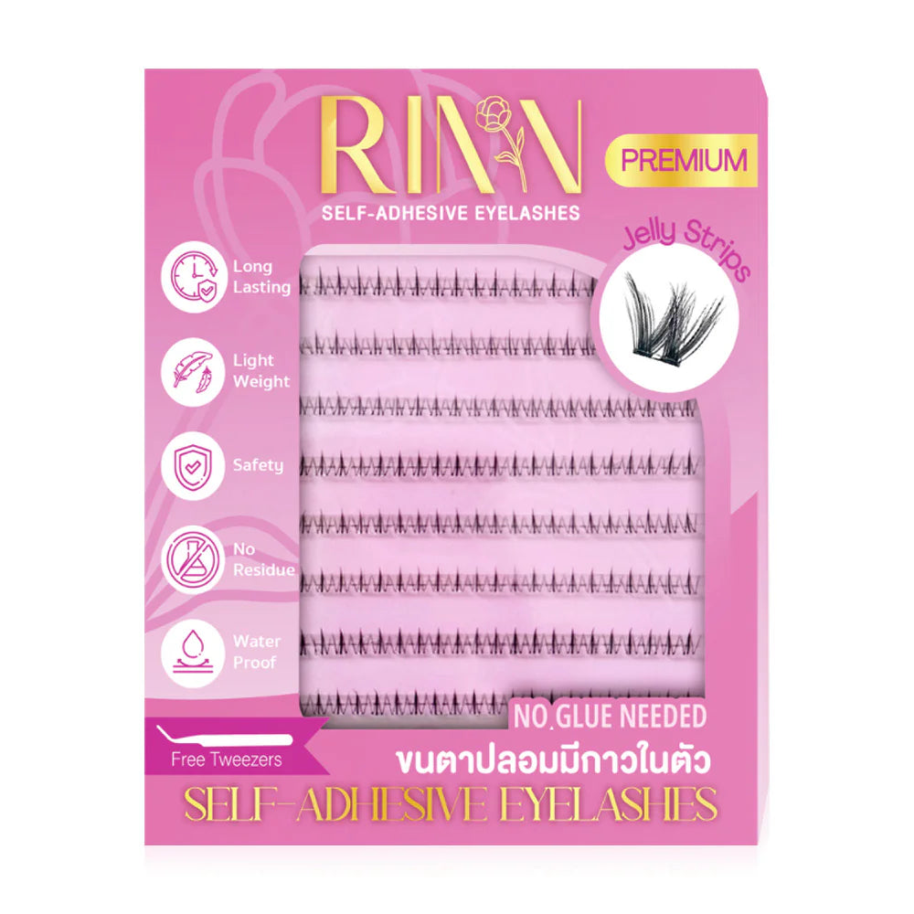 RINN Self-Adhesive Eyelashes 96pcs #08 Lower Lashes