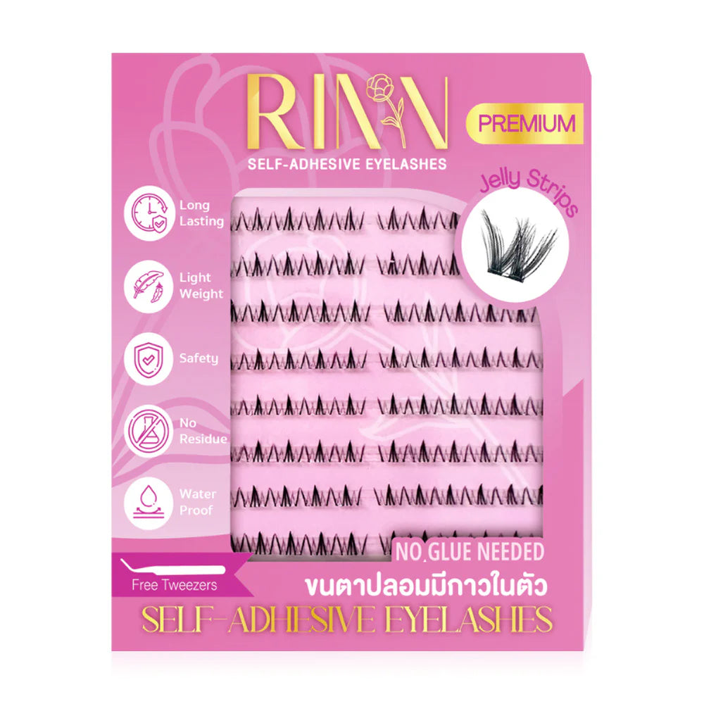 RINN Self-Adhesive Eyelashes 96pcs #15 Lower Lashes