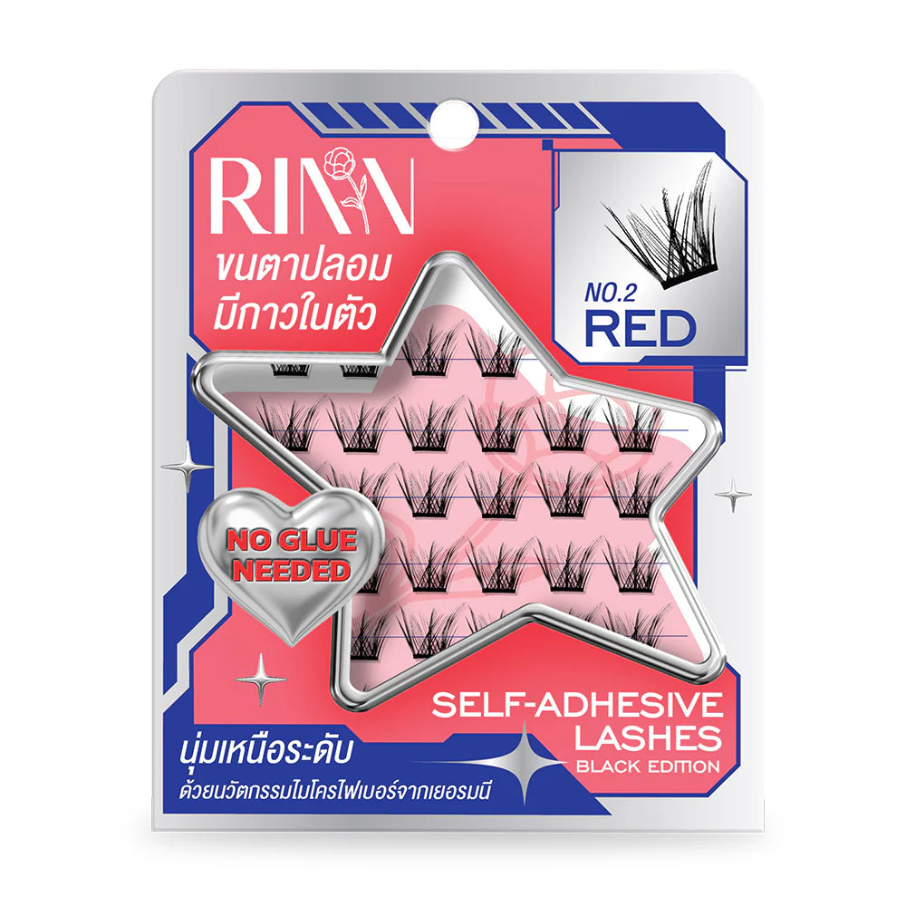 RINN Self-Adhesive Lashes - Black Edition 36pcs #No.2