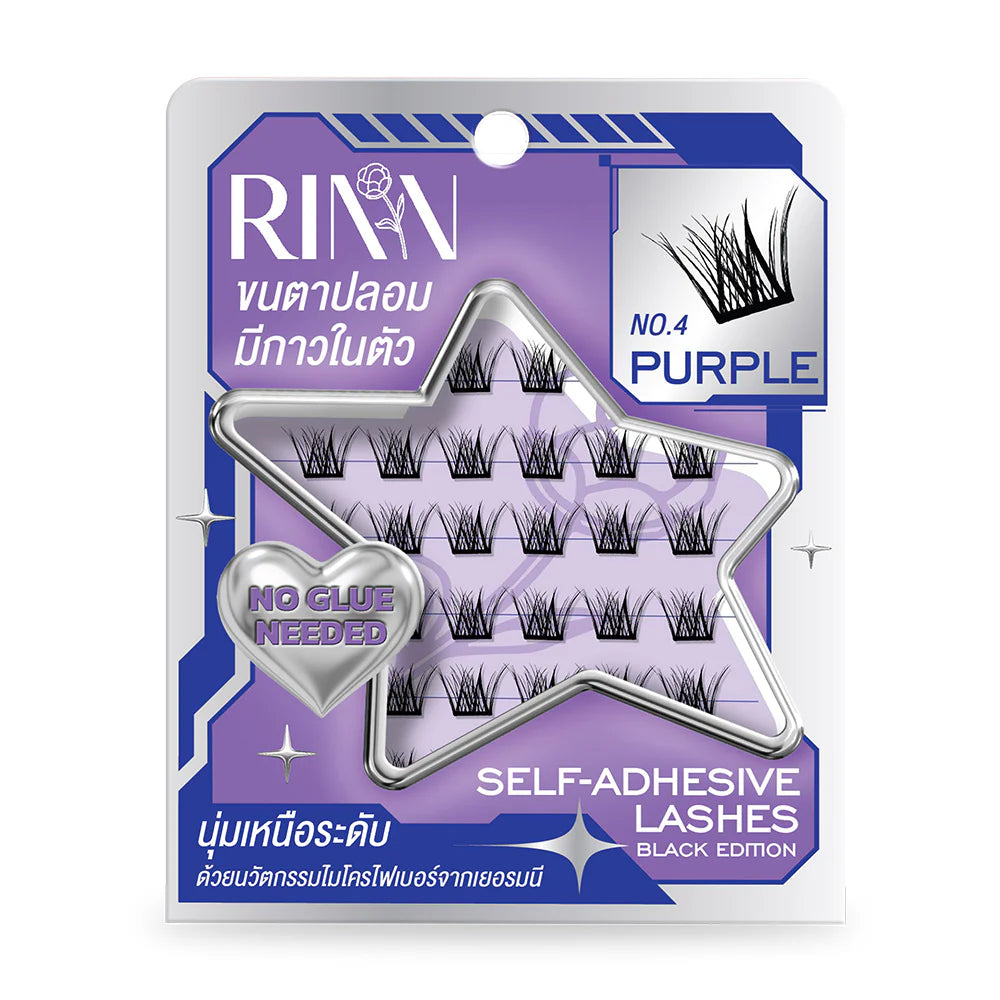 RINN Self-Adhesive Lashes Black Edition 36pcs #No.4