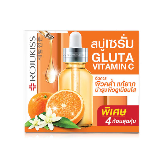 Rojukiss Gluta-Vit C Poreless Serum Soap 30g x 4pcs