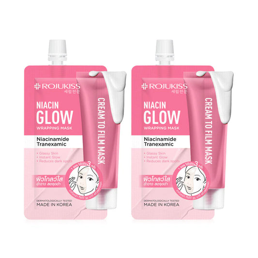 Rojukiss Niacin Glow Wrapping Mask 10ml x 2pcs