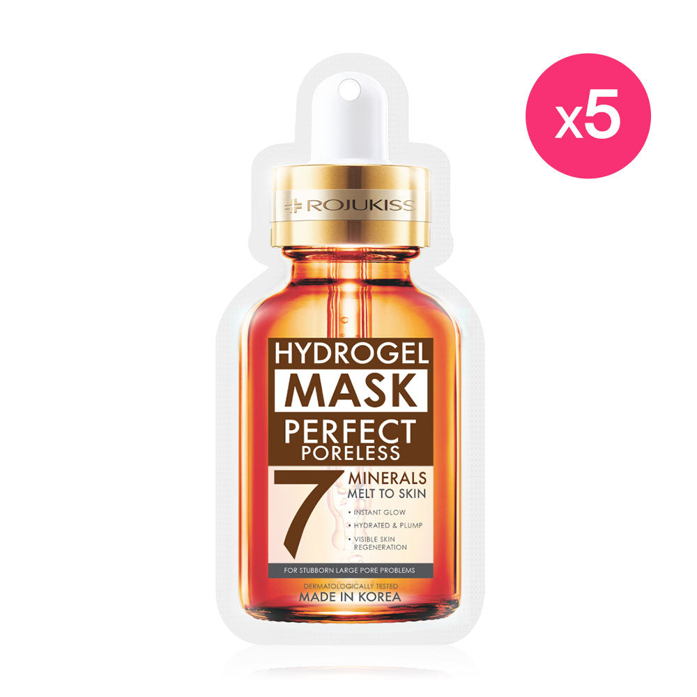 Rojukiss Perfect Poreless Hydrogel Mineral Mask 7 [25ml x 5pcs]