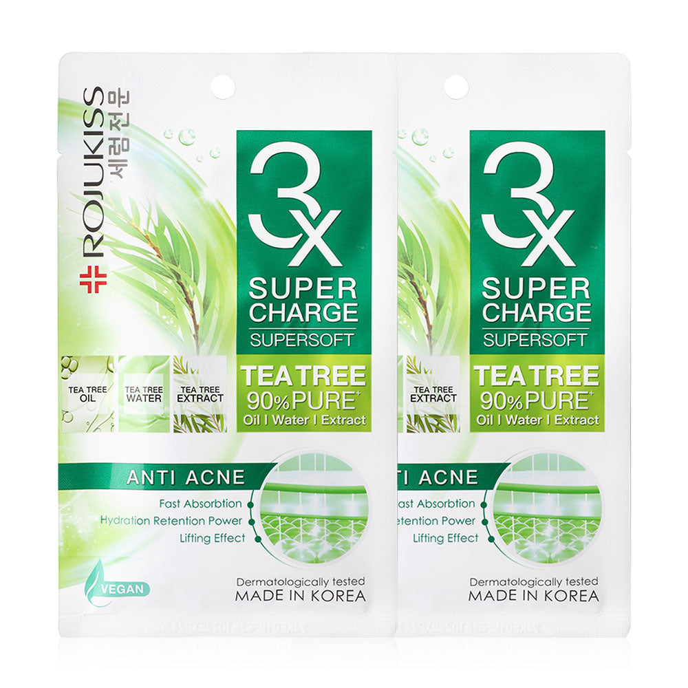 Rojukiss Supercharge Supersoft Anti Acne Mask 25ml x 2pcs